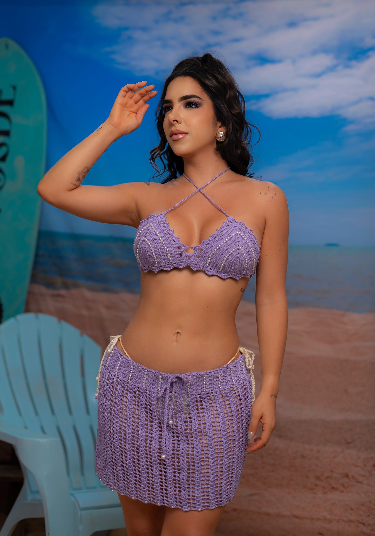 Sea Pearl Lilac - Beach Wear Collection